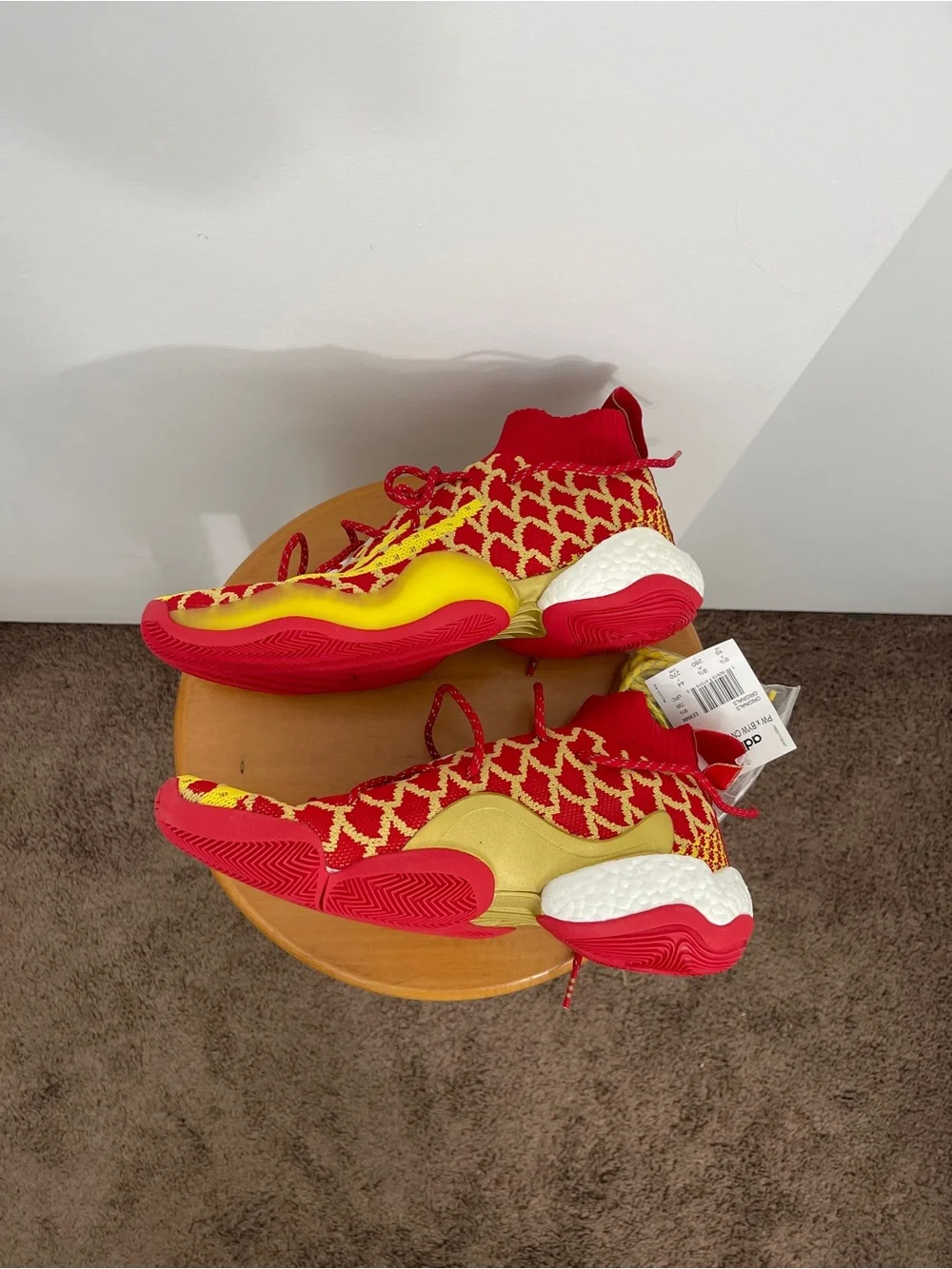 NWOB Adidas x Pharrell Crazy BYW Chinese New Year Ambition Men's Shoes Size 10